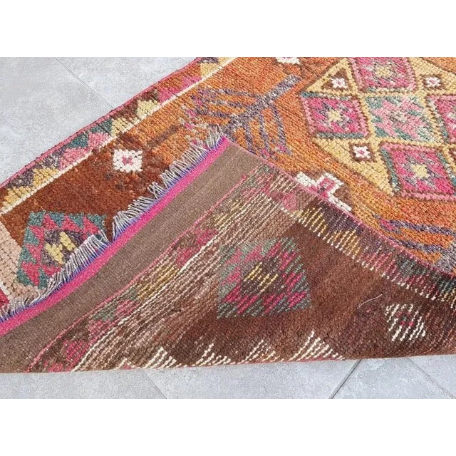 1960s Oushak Turkish Minimalist Rug For Sale - Image 6 of 11