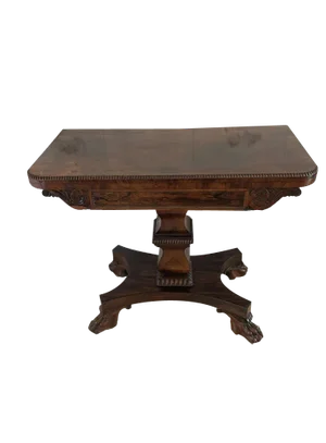 Antique William IV Rosewood Card Table