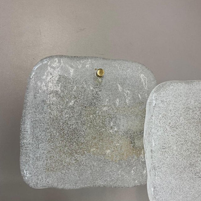Hollywood Regency Ice Glass Wall Lights from Kalmar Leuchten, 1960s, Set of 2 For Sale - Image 12 of 18