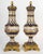 Napoleon III Gilt Bronze Covered Porcelain Vases from Sèvres, Set of 2 For Sale - Image 9 of 11