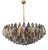 Murano Glass Chandelier in 185 Multicolored Glasses, 1990s For Sale