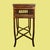Coastal Late 20th Century Brighton Style Burnt Bamboo Console Table For Sale - Image 3 of 4