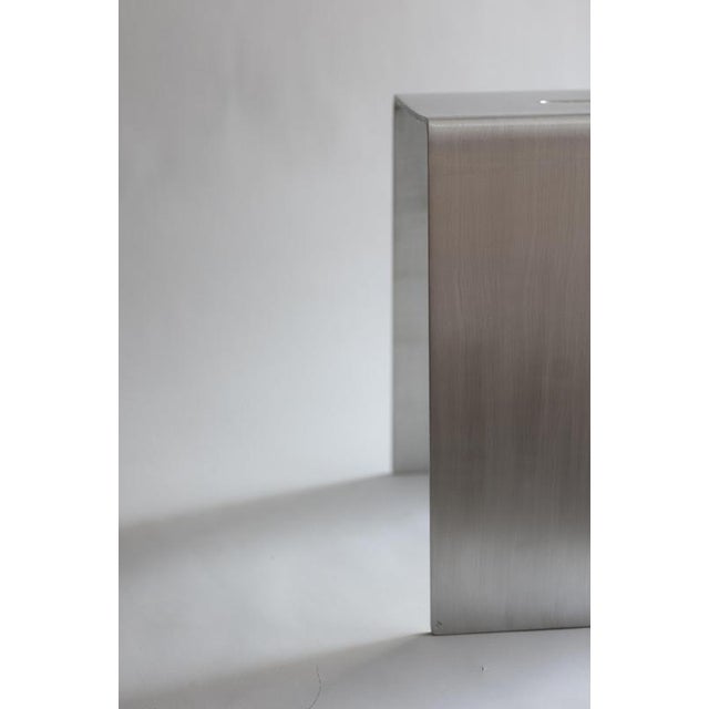 Como Aluminum Stool by Form & Eisen For Sale - Image 4 of 18