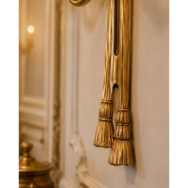 Late20C French Maker Louis XVI Gilt Bronze Sconces Wall Lamps-Pair For Sale - Image 10 of 18