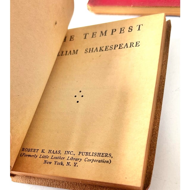 Animal Skin 1920s Miniature Red Leather Book Set - 15 Volume “Little Luxart Library” Decorative Collection For Sale - Image 7 of 7