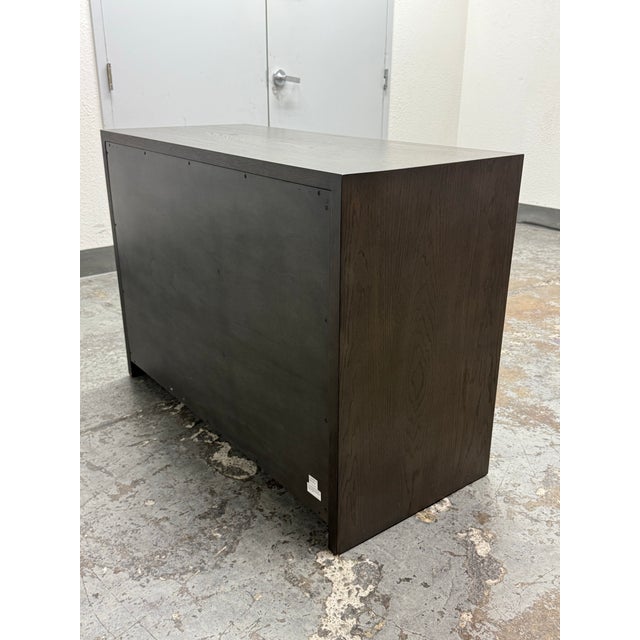 Wood Crate & Barrel Reed Dresser For Sale - Image 7 of 12