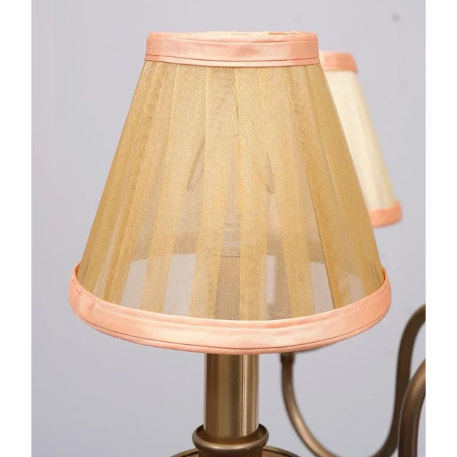 Beautiful Brass 5 arms floor lamp. Very nice quality and condition, rare model. 1960s France. Attributed to Maison Baguès...