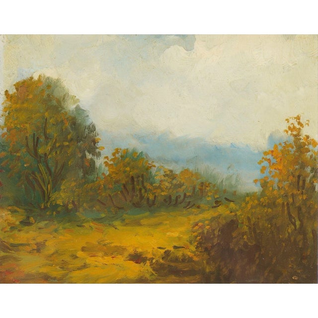 Set of Three Oil on Board Landscapes, 1900-25 For Sale - Image 9 of 12