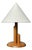Mid-Century Modern Scandinavian Pine Skyscraper Table Lamp, 1970s For Sale