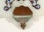 19th Century French Onyx and Cloisonne Ename Holy Water Font Stoop For Sale - Image 9 of 11