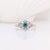 Blue Blue Diamond Ring With Earth Mined Diamond Accents: Solid 14k Gold, Round 4mm, Size 6.75 For Sale - Image 8 of 11