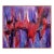 Red and Purple Abstract by Patricia Gaglioti For Sale