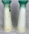 Painted Milk Glass Vases, Set of 2 For Sale - Image 4 of 8