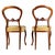 Louis Philippe Walnut Chairs, Italy, 1850s, Set of 2 For Sale - Image 3 of 9
