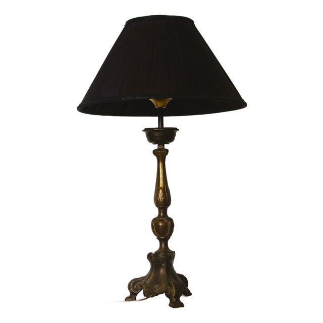 Antiques Bronze Table Lamp, 1890s For Sale