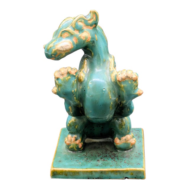 Extremely Rare Antique Chinese Ru Kiln Dragon: Song Dynasty For Sale
