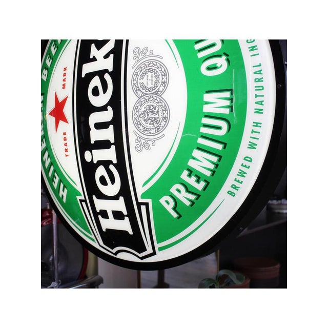 Double-Sided Heineken Illuminated Sign, 1950s | Chairish