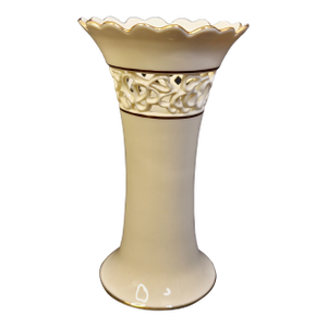 Pierced Heart Bone China Vase ~ 24k Gold Trim ~ Heart by Lenox Collection