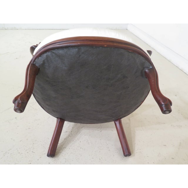 Late 19th Century Antique American Victorian Parlor Armchair For Sale - Image 10 of 11