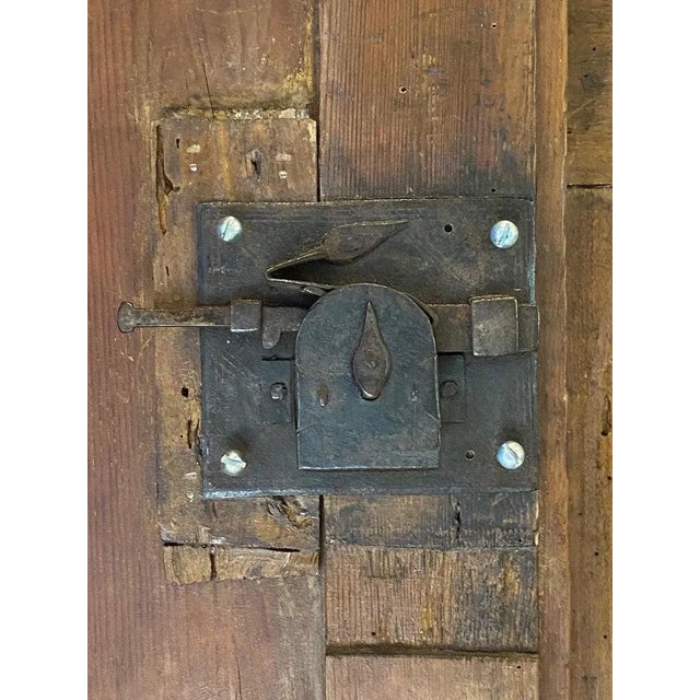 Italian Ebonized Two-Door Pine Cabinet, Italy, 19th Century For Sale - Image 3 of 12