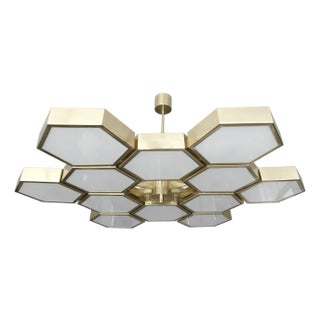 21st Century Large Italian Esagoni Chandelier by Fabio LTD For Sale