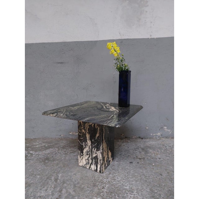 Grey Marble Coffee Table, 1980s For Sale - Image 10 of 18