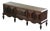 Large Vintage Brutalist Danish Dark Stained Oak Sideboard, 1940s For Sale
