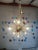 Murano Italian Murano Glass Sputnik Multicolors in Brushed Brass Chandelier For Sale - Image 4 of 13