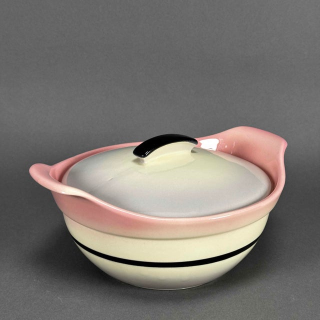 Rare estate sale back of kitchen cupboard find! Beautiful mid-century Hull casserole set, this is the hard to find...