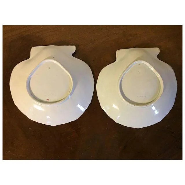 Antique 19th Century Wedgwood Conchology Pearlware Pink Scallop Sea Shell Bowls - a Pair For Sale In New York - Image 6 of 10