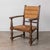 French 1940s Pair of Carved Wood and Woven Chairs by Charles Dudouyt For Sale - Image 3 of 13