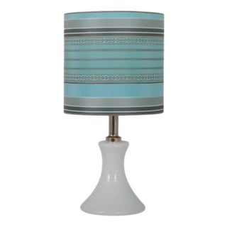 White Glass Table Lamp by Ingo Maurer, 1960s For Sale