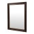 19th Century France Brown Wood Mirror For Sale