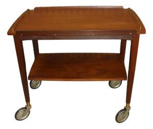 No 3382 Bar Cart Side Table in Teak from Ilse Möbel, 1960s