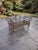 Traditional Vintage Regency Style Wrought Iron Porch Glider For Sale - Image 3 of 11