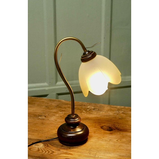 French Bronze Toleware Conservatory Table Lamp, 1960 For Sale - Image 3 of 7