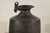 Hand-Hammered Indian Metal Milk Jug with Ring Handle, Vintage For Sale - Image 4 of 18