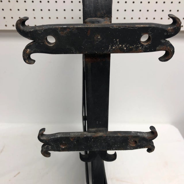 1940 English Iron Shoe & Bootmaker Trade Sign For Sale - Image 11 of 12