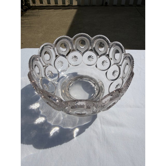 The Original Moon and stars or Palace Line by Adams glass Such a elegant clear glass piece that will add dimension to any...