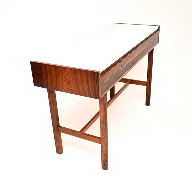 Mid-Century Modern Vintage Console Table with Marble Top by Robert Heritage for Archie Shine, 1960 For Sale - Image 3 of 12