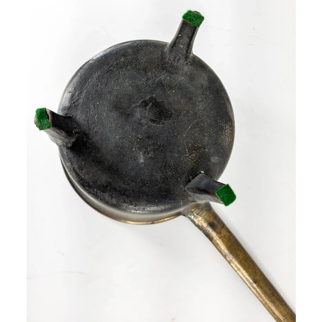 17th or 18th Century European Bronze Tripod Posnet Cook Pot With Handle For Sale - Image 10 of 13