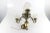 Art Deco French Brass & Frosted Glass 4-Light Chandelier, 1920s For Sale - Image 15 of 18