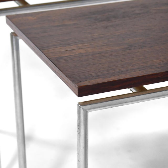 Pair of Knud Joos Rosewood Tables by Jason Mobler For Sale In Chicago - Image 6 of 6