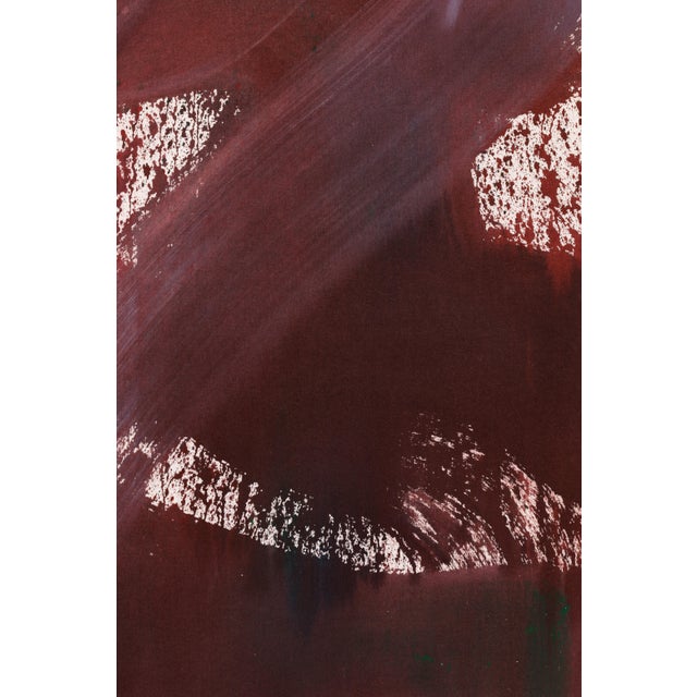 Contemporary "I've Been Fast for So Long, I Don't Know Who I Am Anymore" Large Gestural Abstract Acrylic Painting by Simon Findlay For Sale - Image 3 of 12