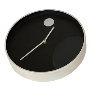 Wall Clock Designed by Nathan George Horwitt From the Museum of Modern Art Design Collection 1970