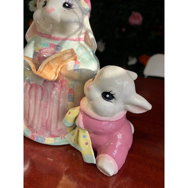 1970s 1970s Nursery/Kids Room Bunny Ceramic Vintage Lamp For Sale - Image 5 of 10