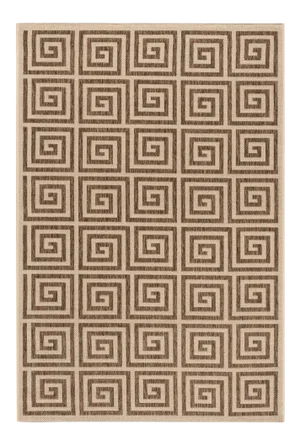 Lake House Indoor Outdoor Rug Beige & Cream 3'x5'