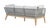 Cypress Teak Wood Sofa With Gray Color Rope Design For Sale - Image 11 of 13