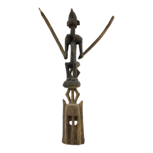 Early 20th Century Dogon Satimbe Mask with Female Figure Mali