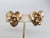 Vintage Signed Napier Goldtone Grape Cluster Clip Earrings-2 Pieces For Sale In Philadelphia - Image 6 of 7
